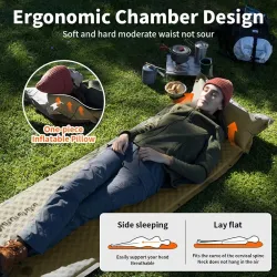 Matelas gonflable NATUREHIKE D01 : ultraléger, confortable et compact pour le camping